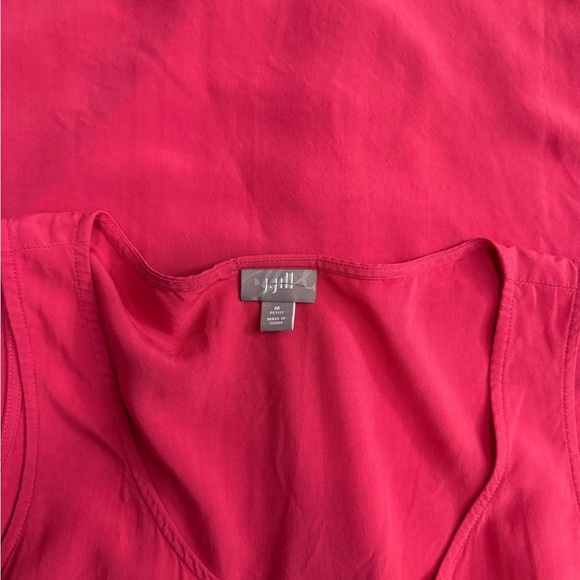 J. Jill • Button Front Drawstring Petite Dress - Picture 7 of 7